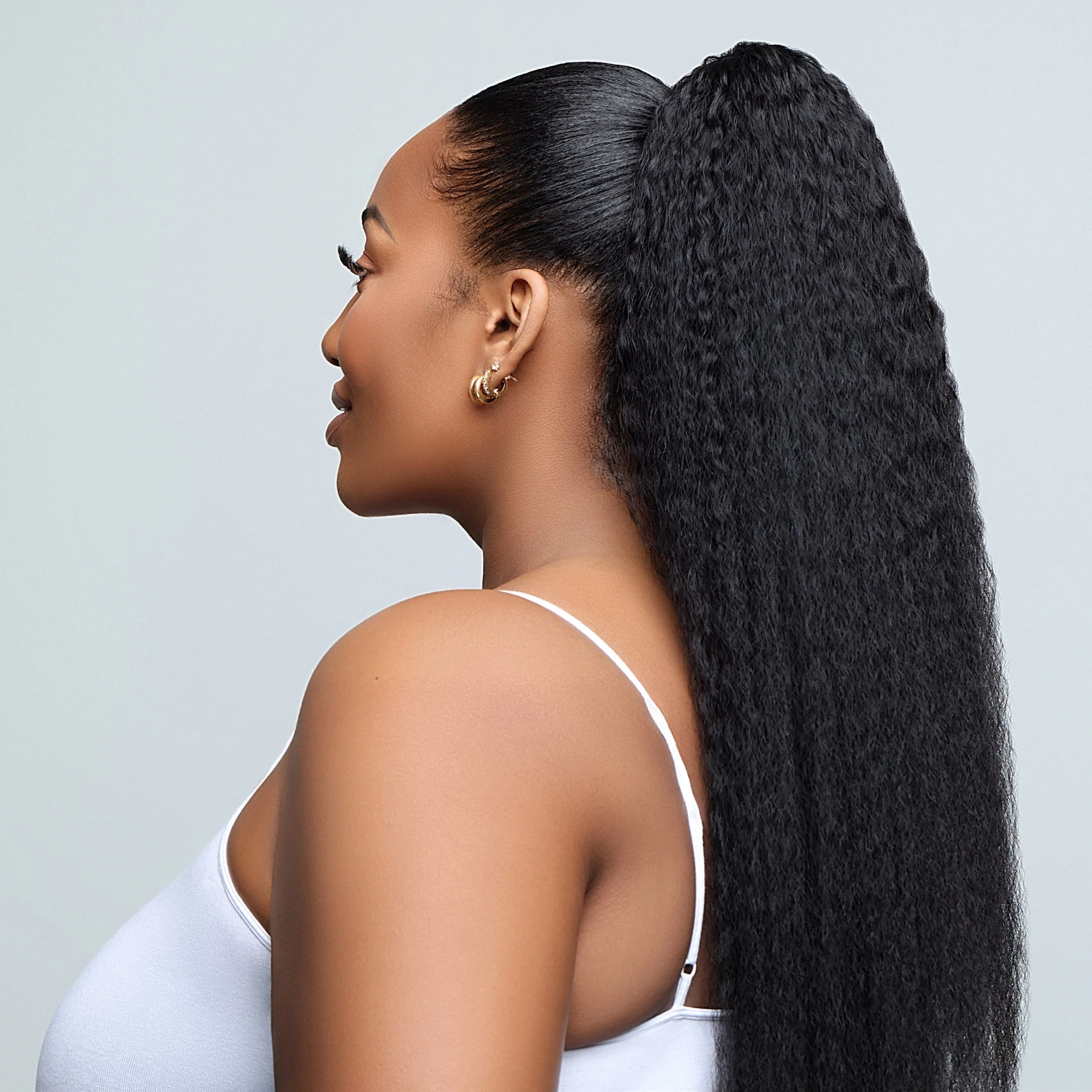 Blow Out Straight Drawstring Ponytail - Image 4